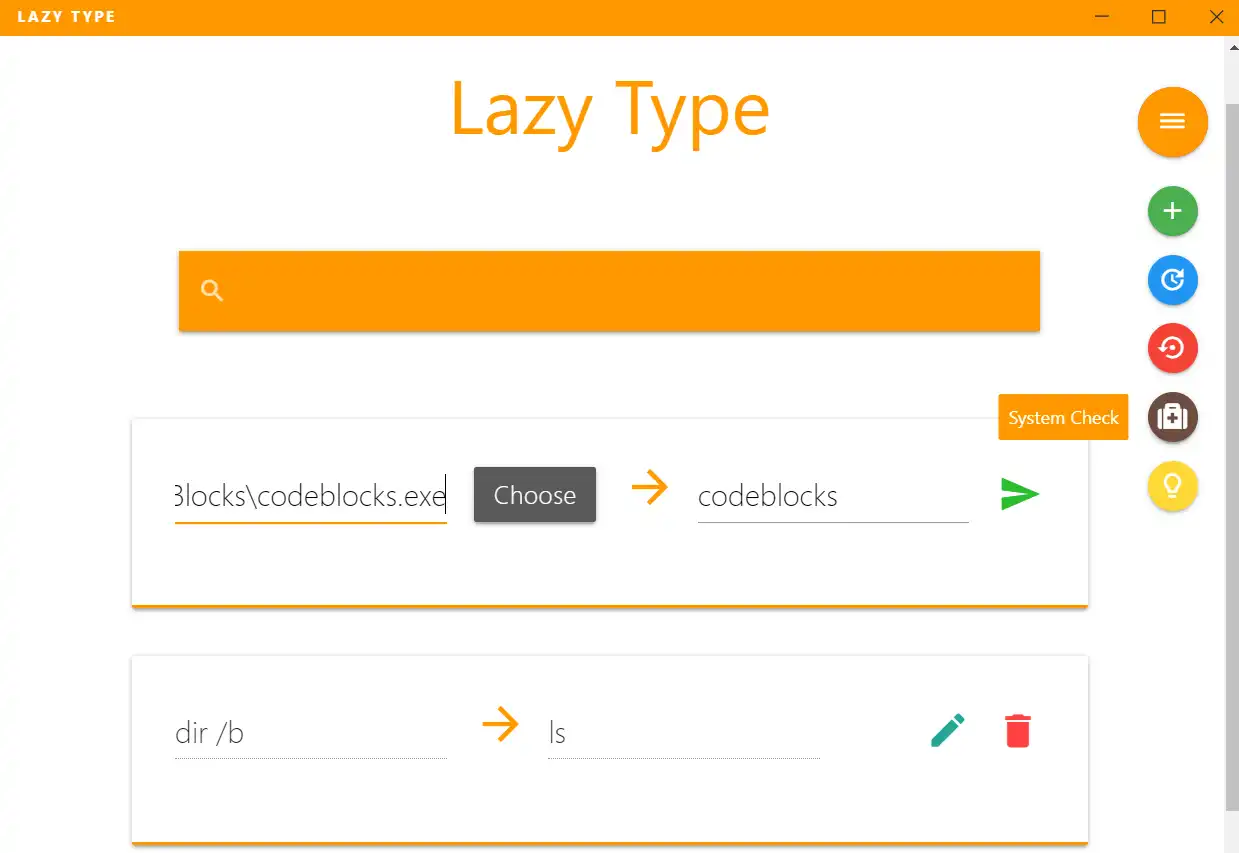 Lazy Type Desktop Software